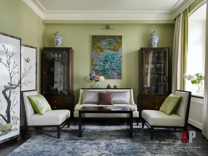 莫斯科 Патриарших прудах带阁楼的两层公寓设计丨俄罗斯莫斯科丨Зольтманн Инна-24