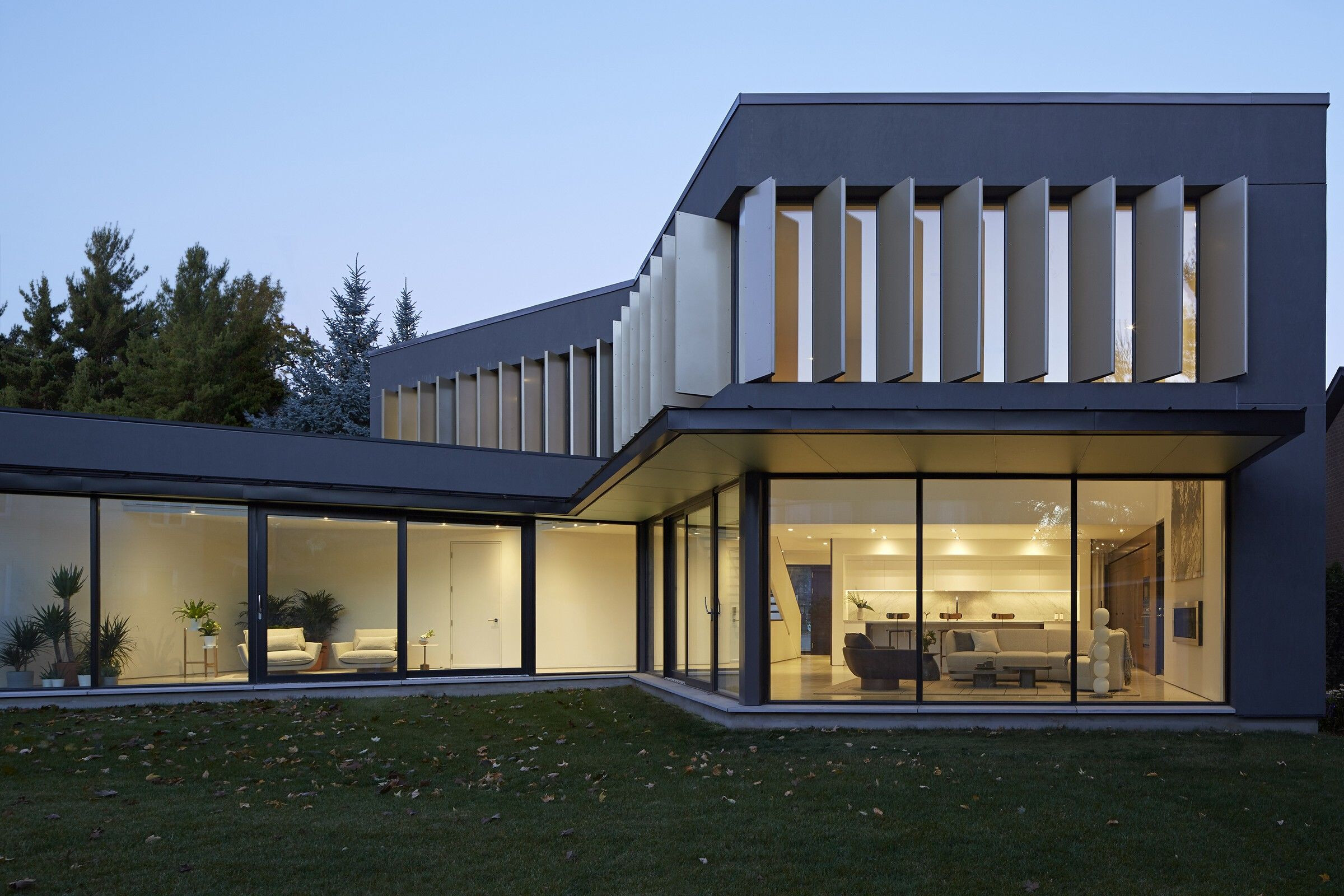 多伦多绿色现代家居,Paul Raff Studio 打造 Leacroft House-11