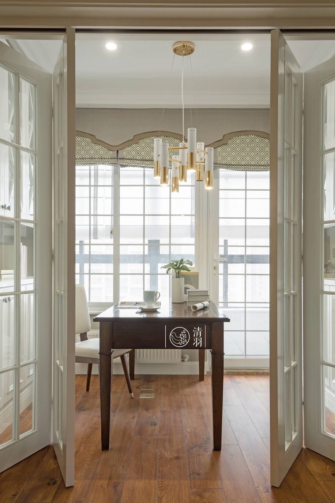 优雅知性，成都 180 平米美式四居室设计-66