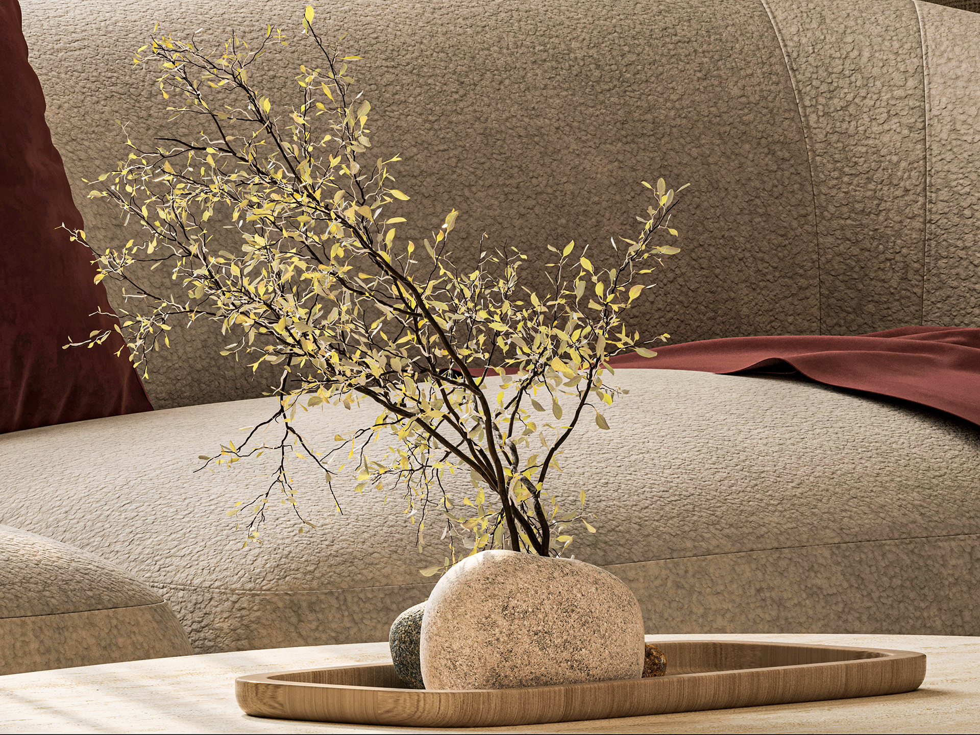 现代简约风格客厅丨沙特阿拉伯利雅得丨Yousef Ashour-5