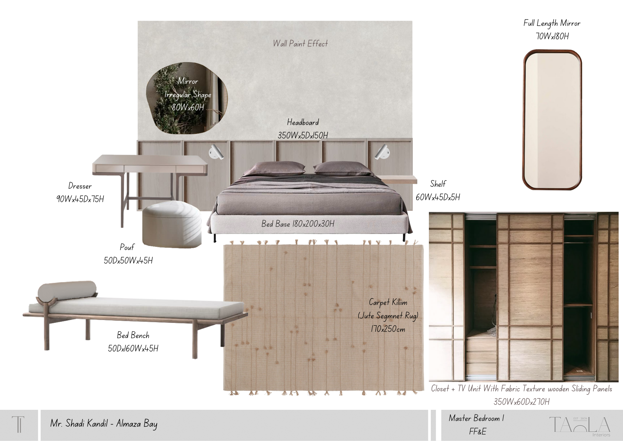 SK Almaza Bay 卧室软装搭配方案-3
