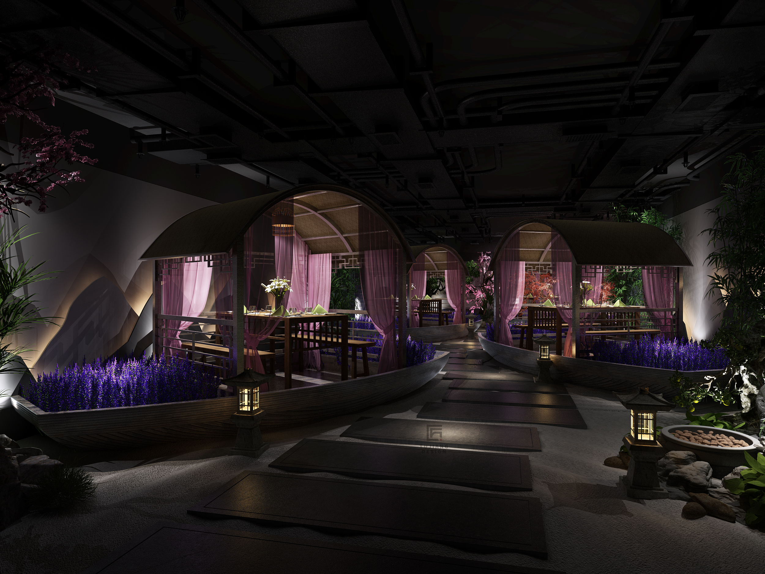 中式餐饮店设计，体会百味人生闲庭信步-4