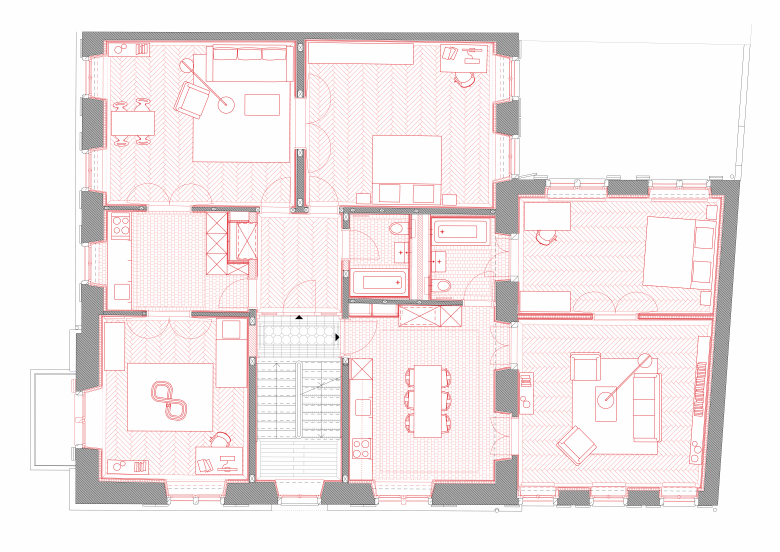 Zach + Zünd丨Gesamtsanierung Florastrasse 52丨瑞士-7