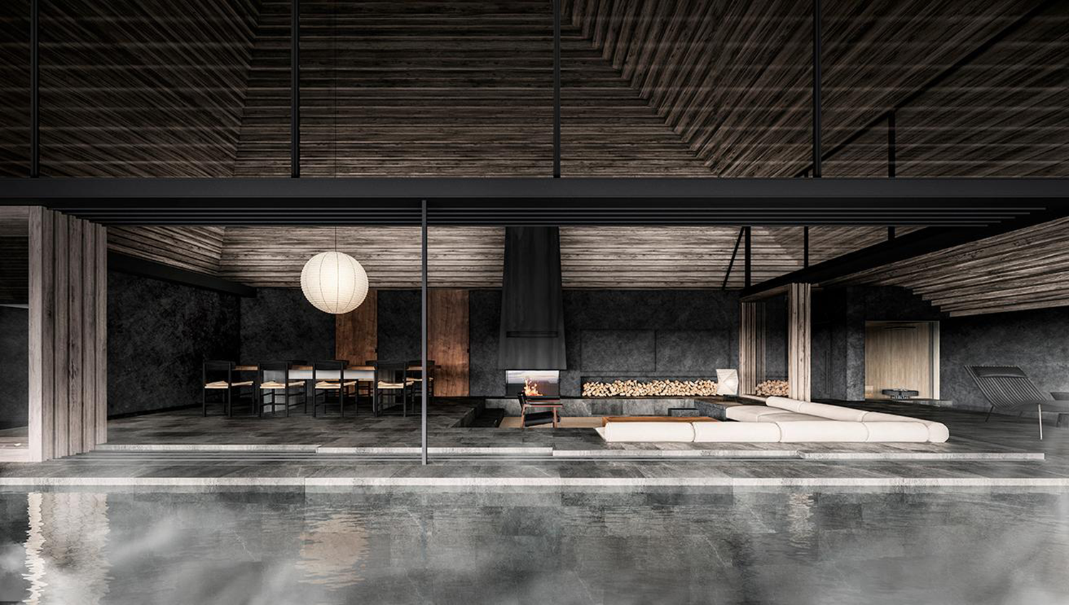 日本群马县水上町 NOT A HOTEL 温泉别墅丨SUPPOSE DESIGN OFFICE-37