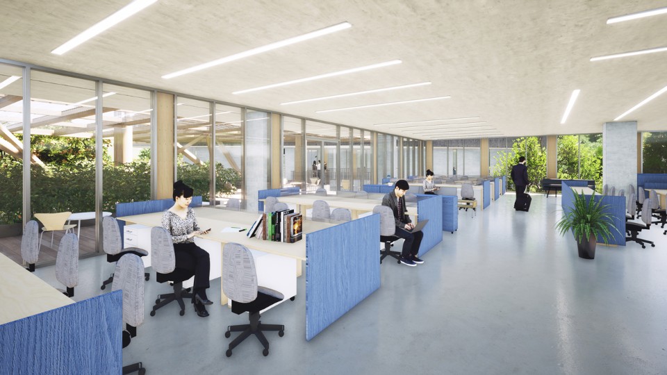 光電森林,台電訓練所所本部綜合大樓競圖提案丨陳章安建築師事務所-54