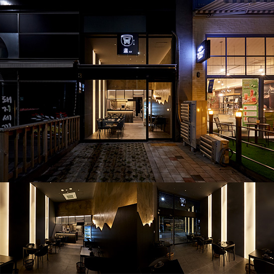 韩餐店“照明点”设计揭秘-1