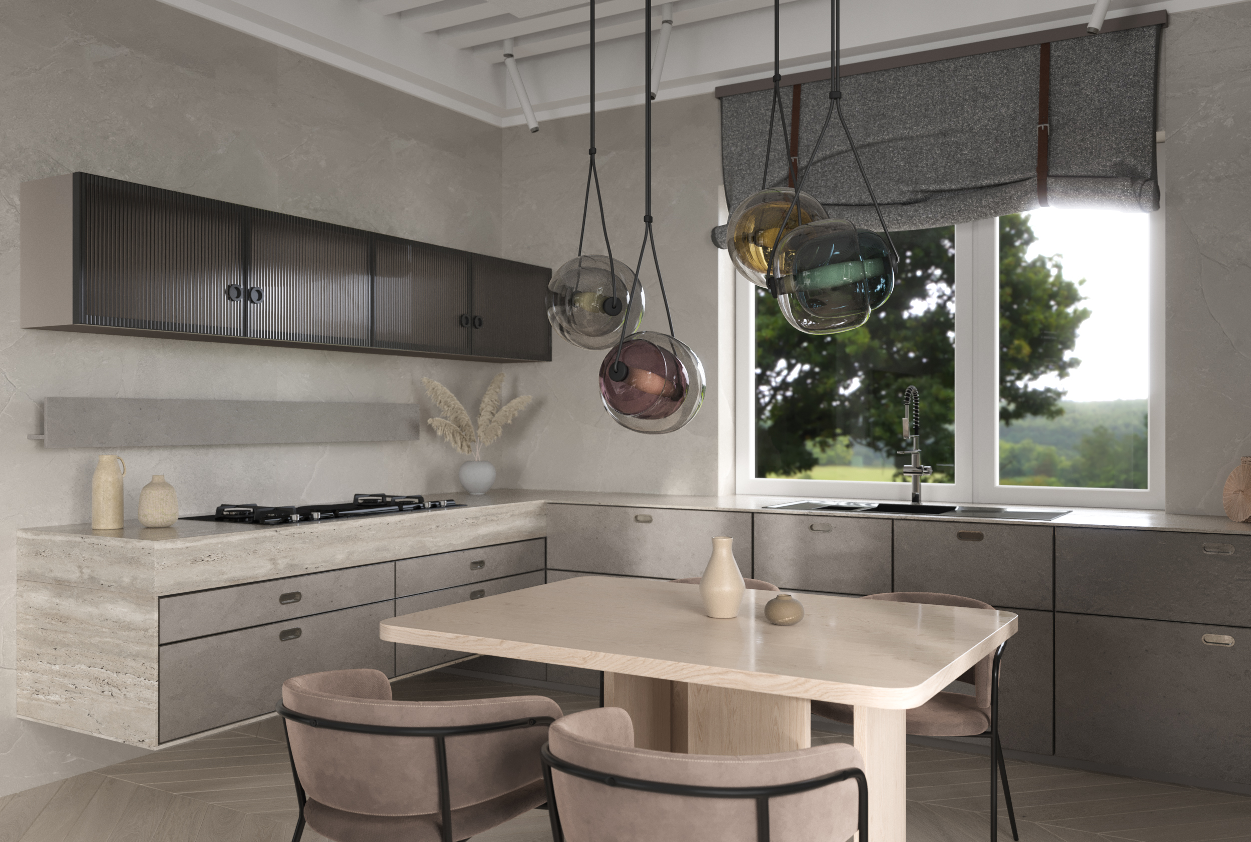 Guryevskaya Sloboda 村住宅室内设计丨Sergey Kachalov-2