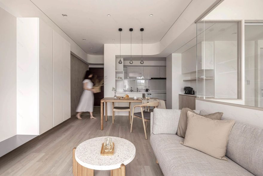 温润奶油风居家空间丨寓子设计-50