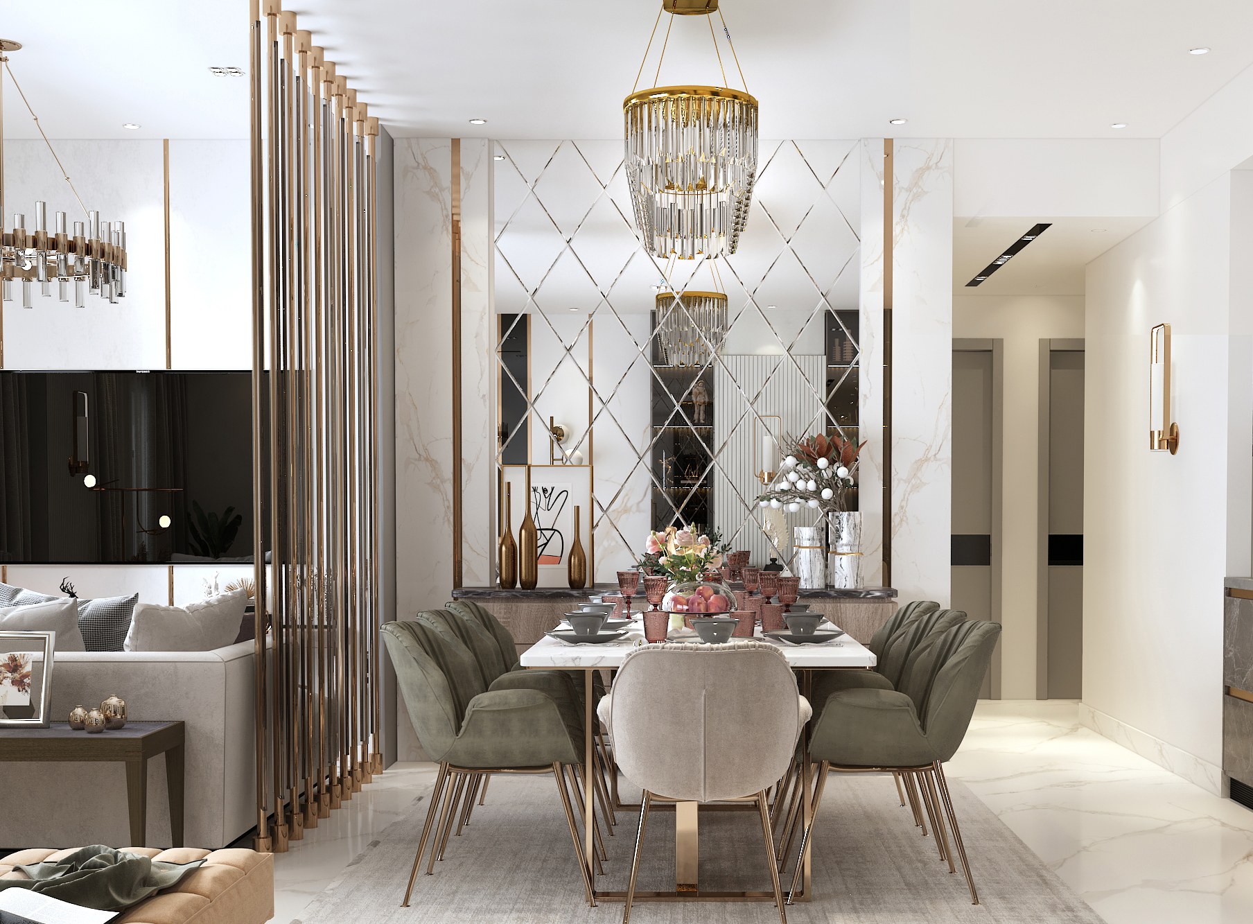 APARTMENT@THE NEW CAPITAL 接待处设计丨Eng omneya Hamed-11