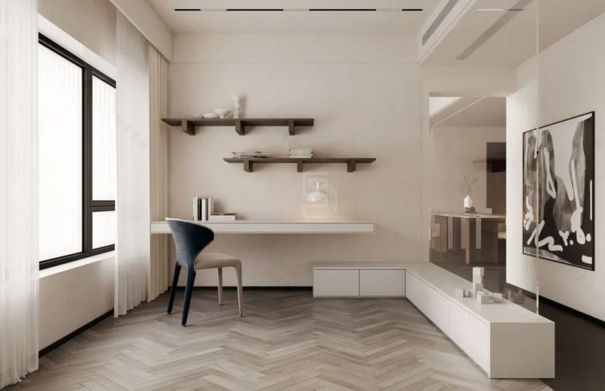 成都私宅 · 现代极简轴转空间的魅力探索丨中国成都丨原色原宿空间设计-15