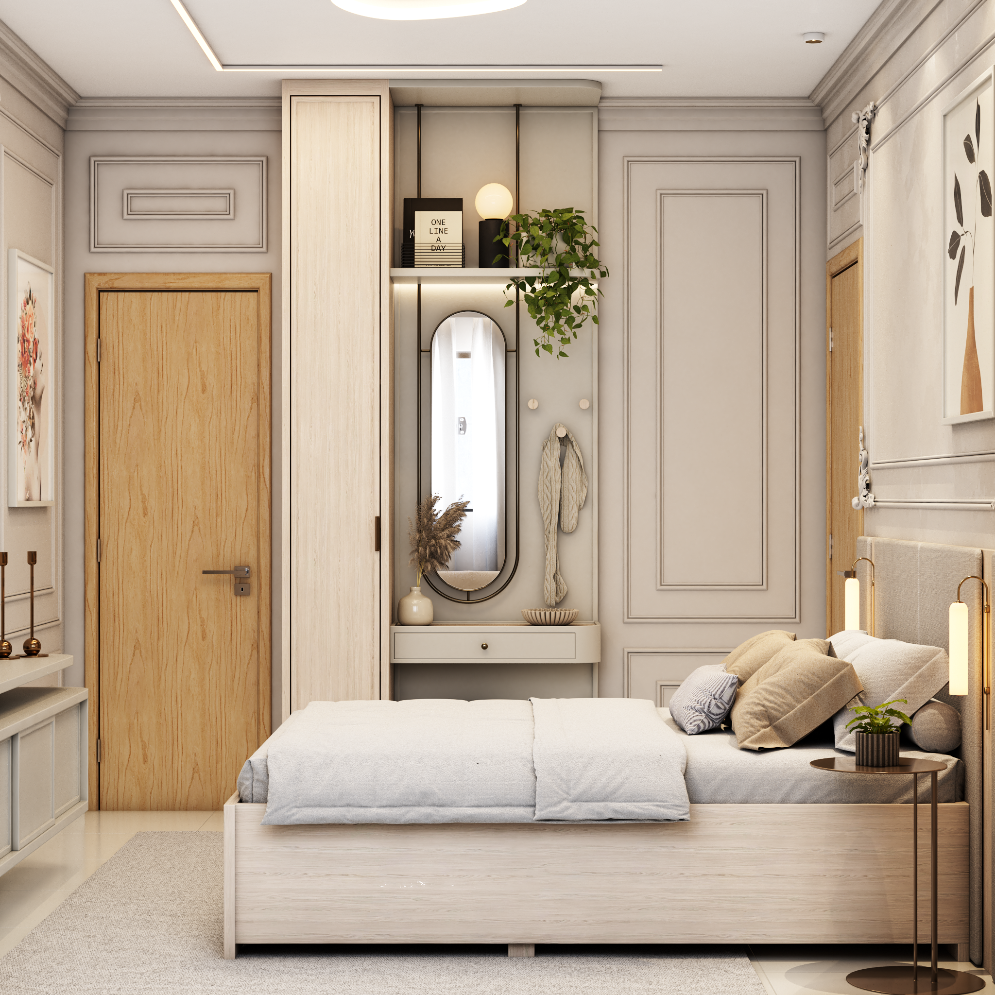 Quarto de Casal 卧室设计-11