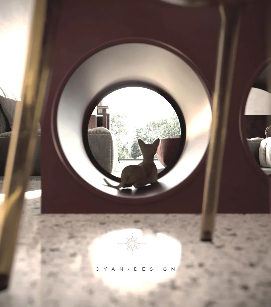 成都童子街庭院“猫奴”设计,人猫共享舒适空间-0