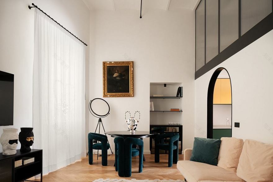 折衷主义阁楼丨意大利那不勒斯丨Antonio Di Maro-2