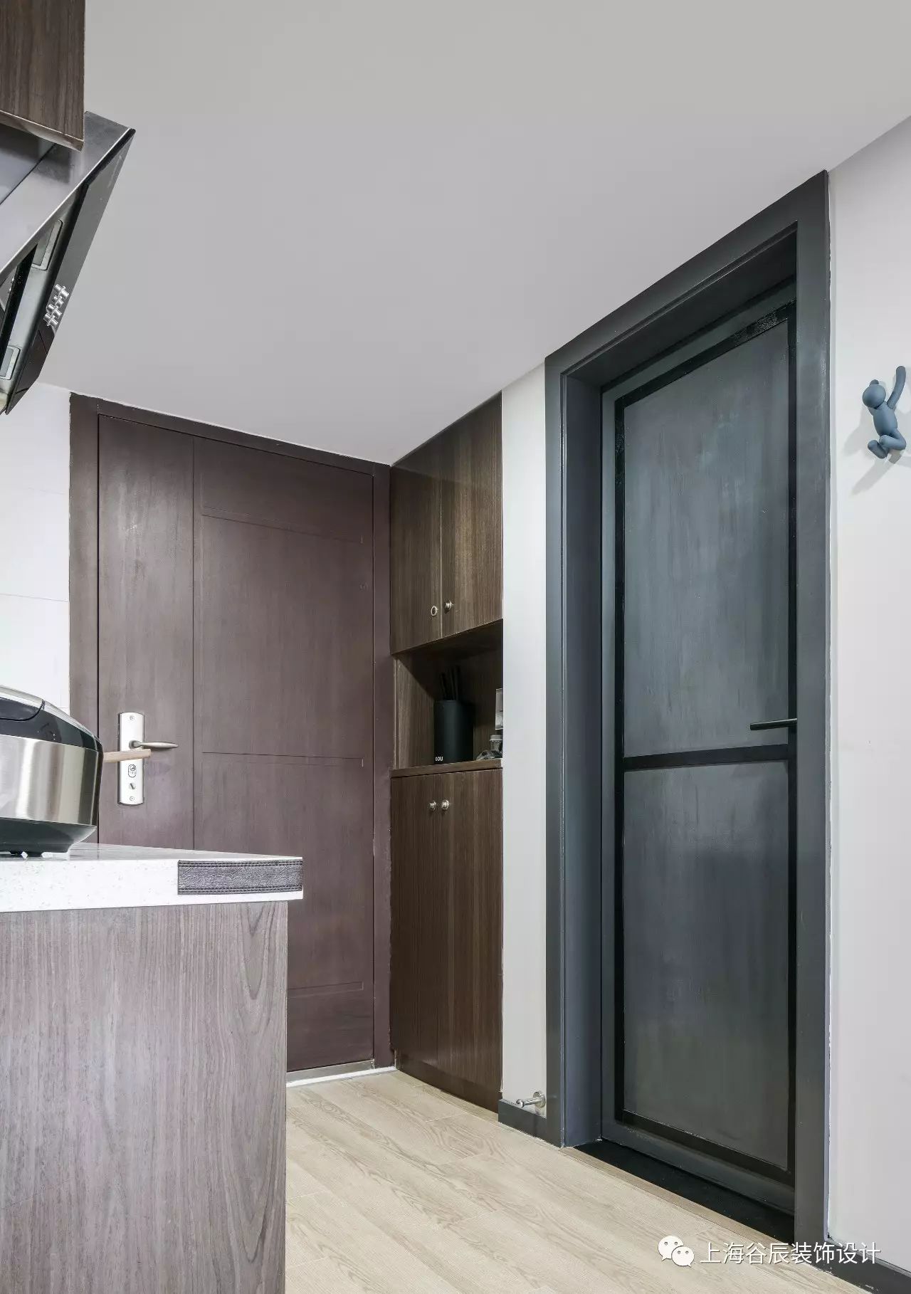 【谷辰设计新作】：50平米小复式单身公寓软装改造，“毛坯房”也能精致的好好住。-26