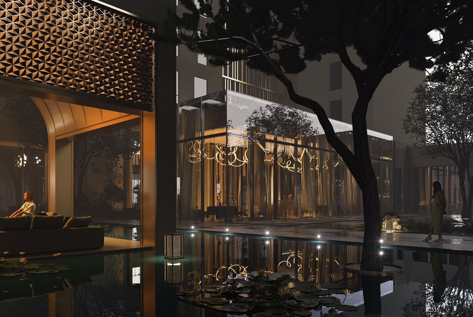 CGDG库尔勒万丽酒店及万怡酒店丨中国新疆丨Aedas-52