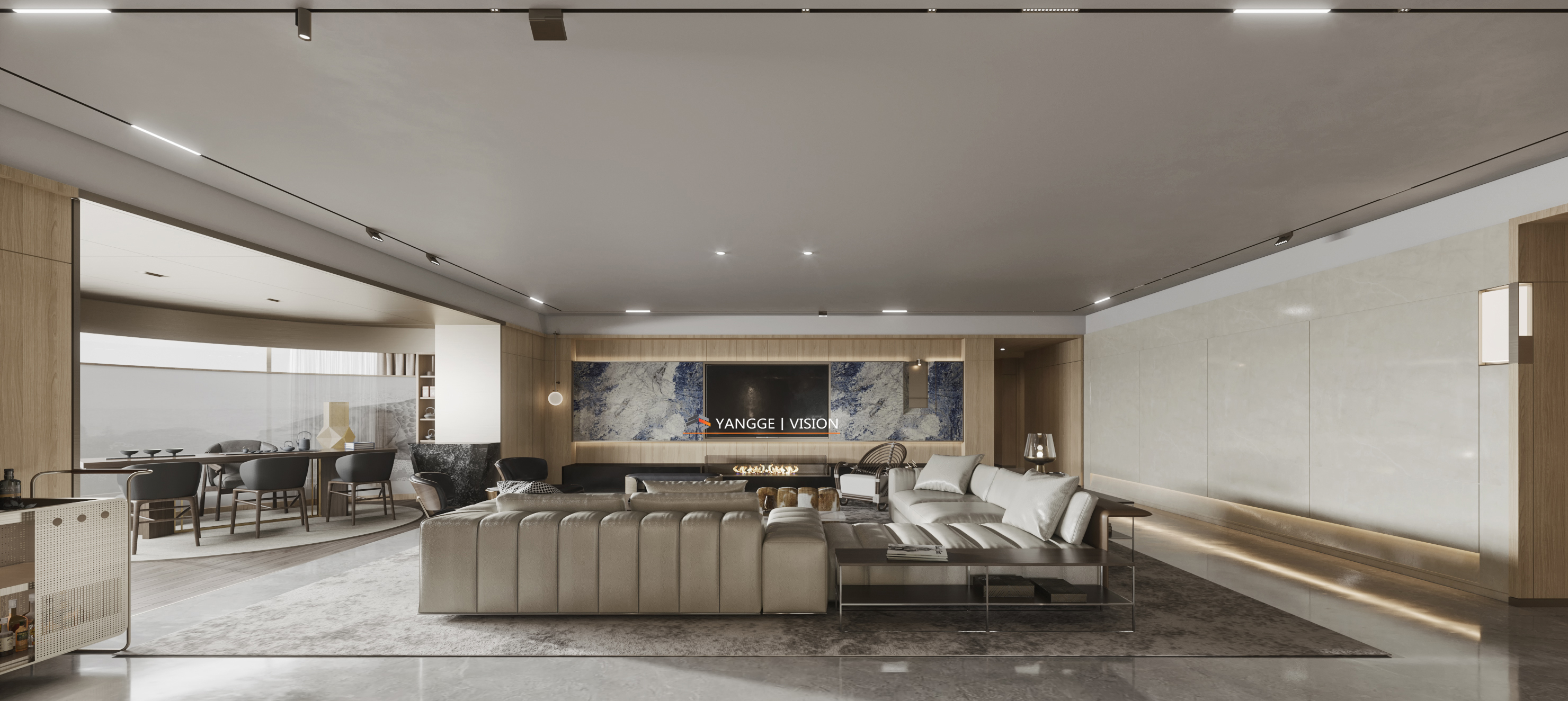 大平层空间设计典范 | PSCC 的两个方案-2