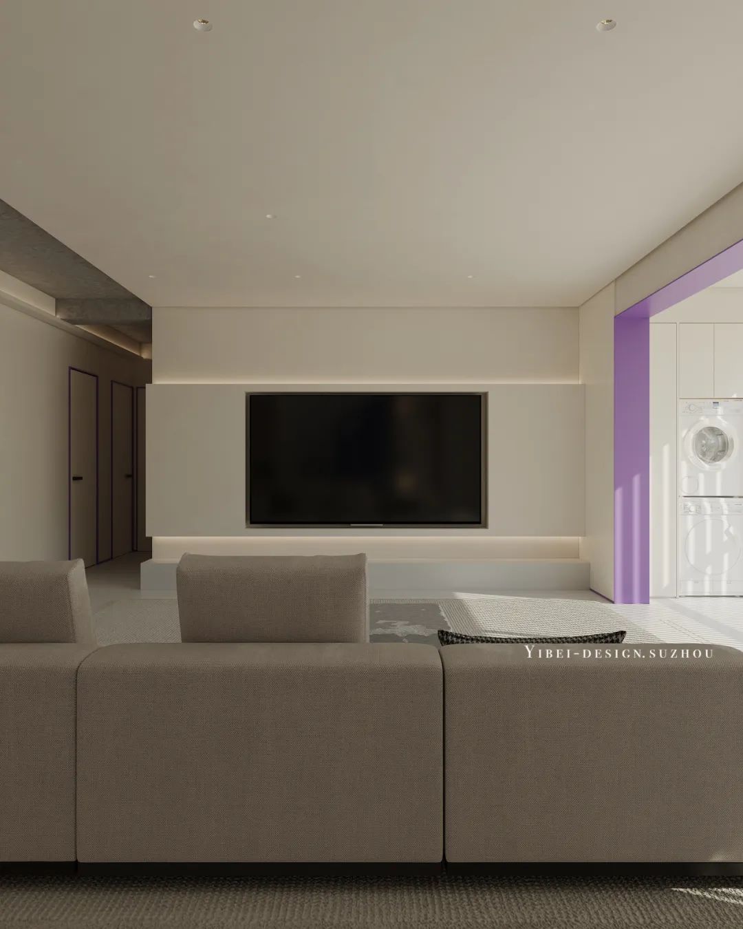 极简色彩的空间诗篇 · 家装设计丨中国苏州丨YIBEI DESIGN-2