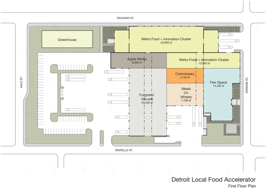 底特律东部美食文化区扩建项目丨美国底特律-10