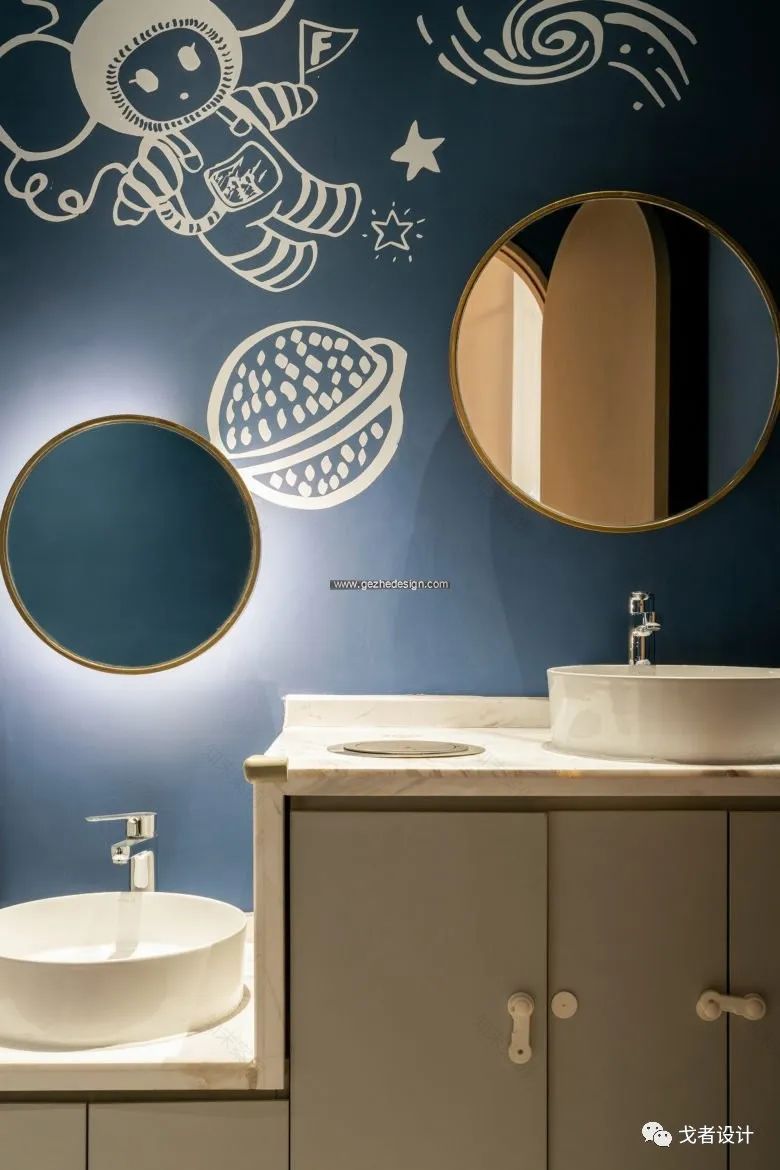 梦幻儿童咖啡馆 | 铝板编织涟漪,灯火森林,金城堡舞台-39