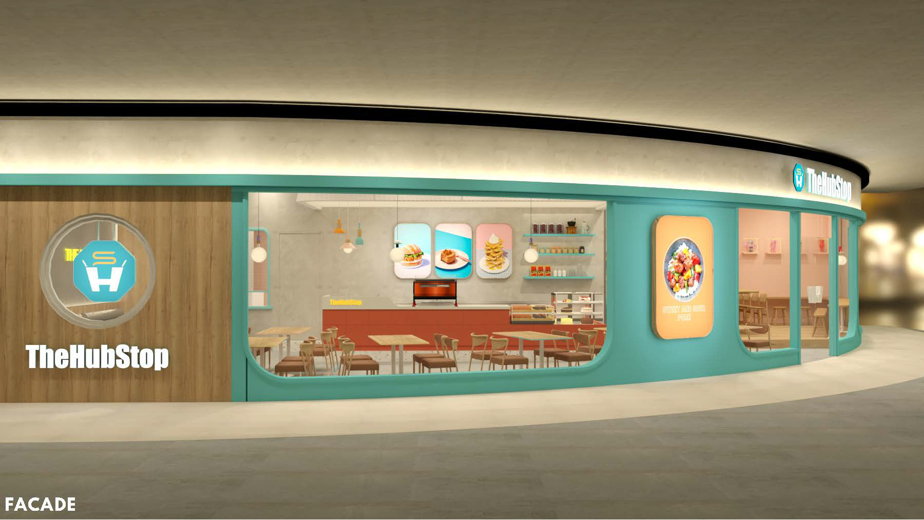 咖啡馆与餐厅室内设计-0