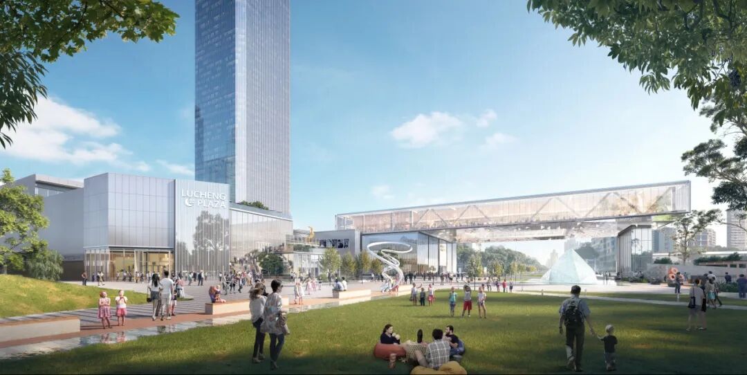 温州鹿城广场三期项目钢结构主体工程封顶-74