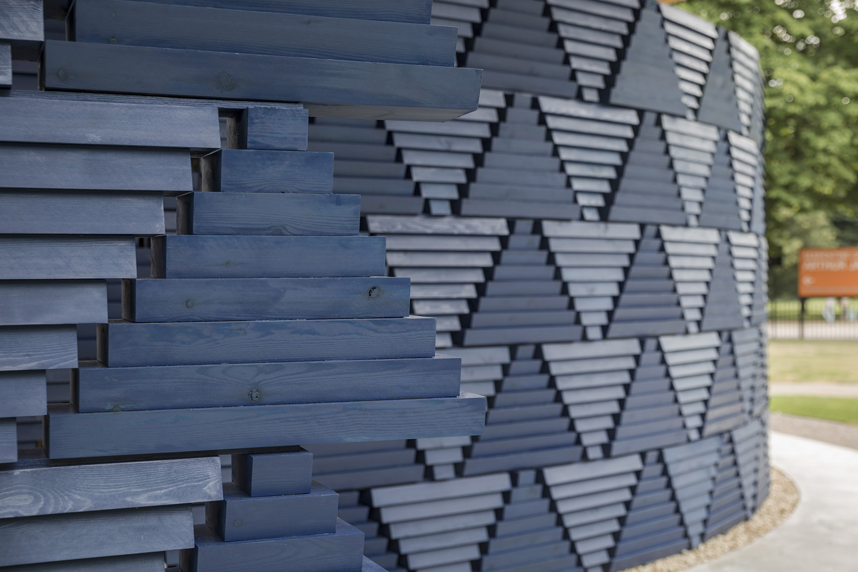 蛇形展厅2017，伦敦 / Kéré Architecture-21