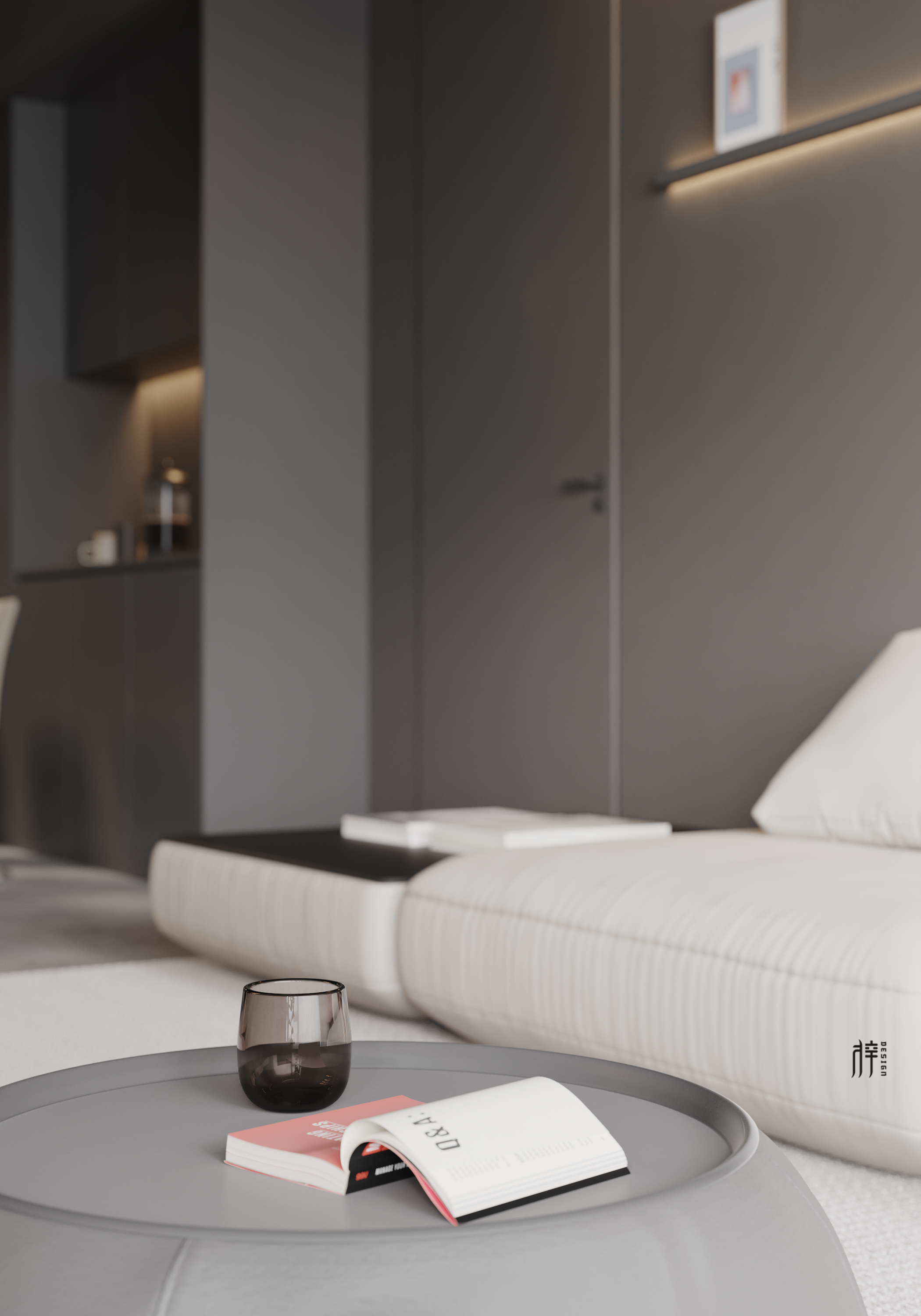 深灰与奶油色的极简碰撞-4