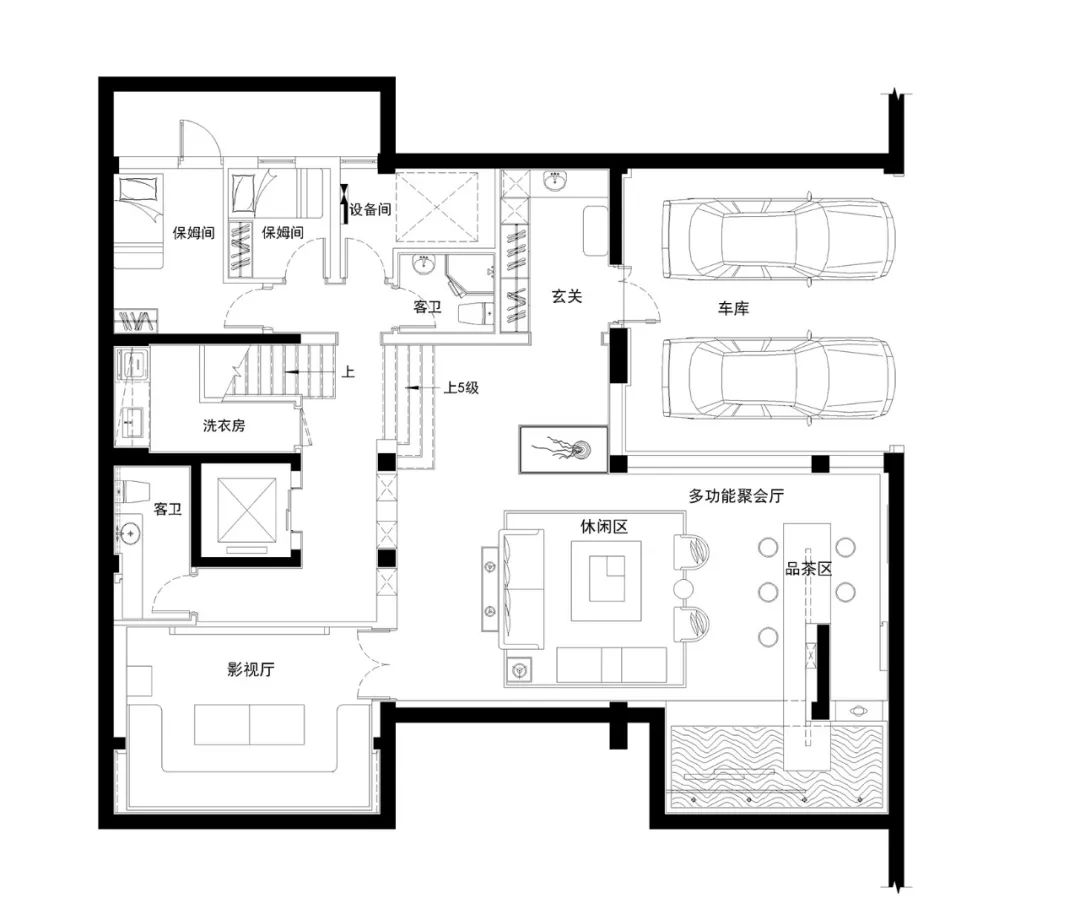 繁世中的宁静归所 | 北京亿城燕西华府 650㎡自然隐奢别墅设计-83