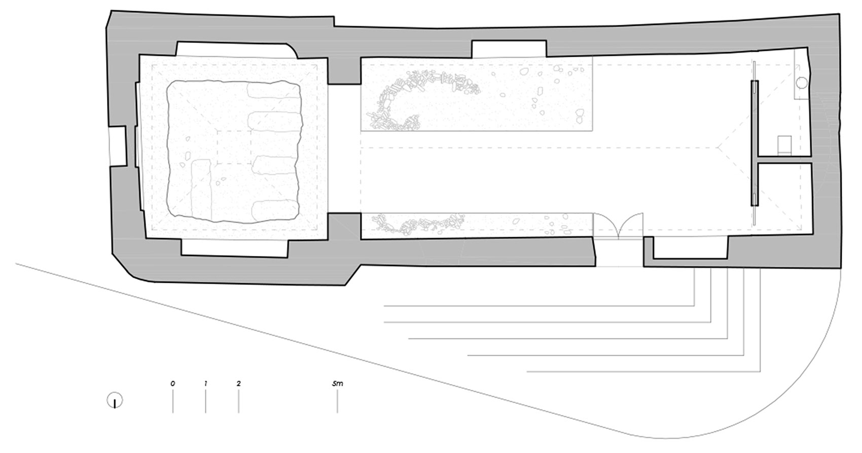 圣安娜·德·波库纳修道院修复和翻新丨西班牙丨Pablo Millán Architects-24