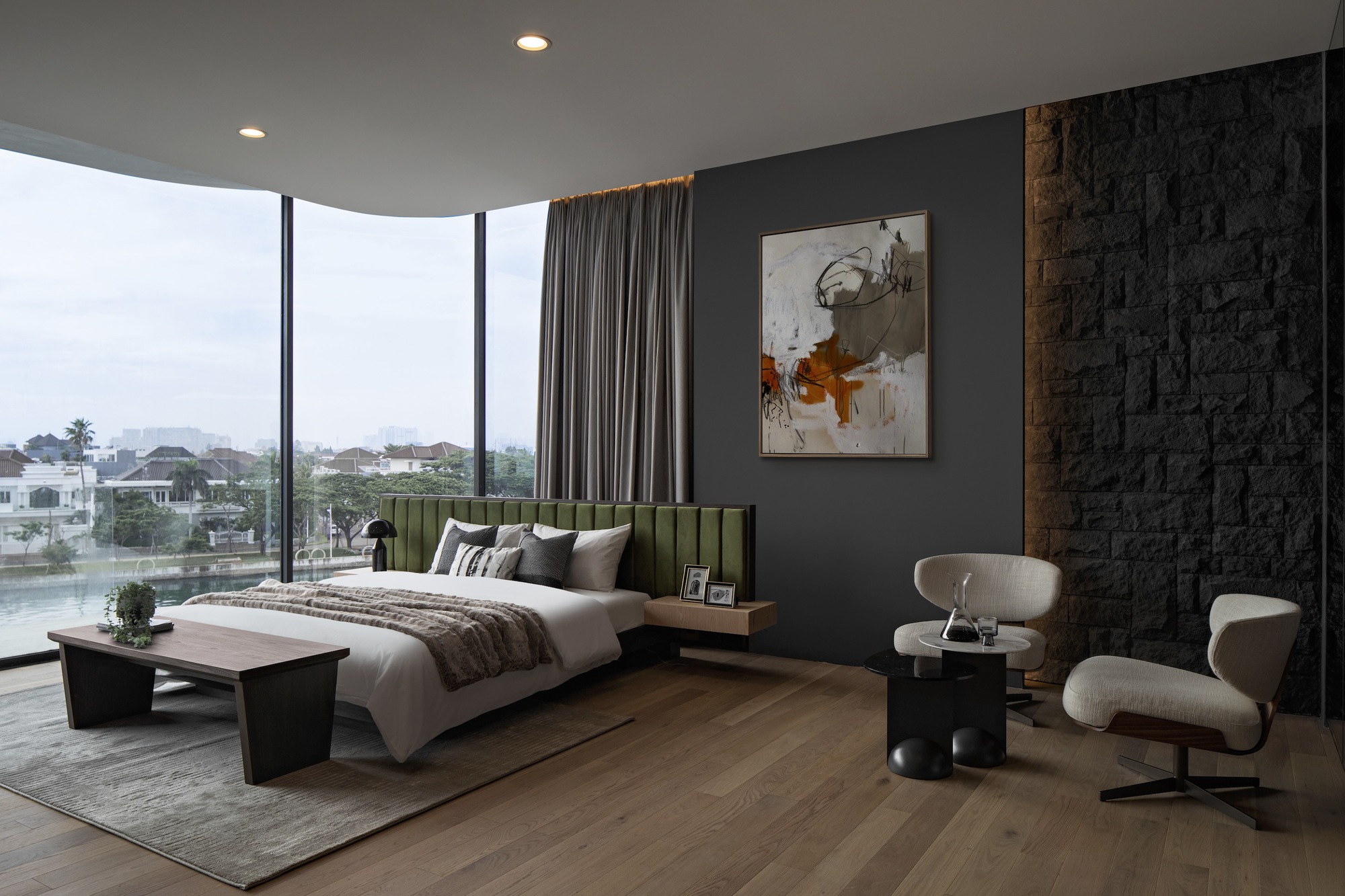 V 形高脚屋丨印度丨KThengono Design Studio-24