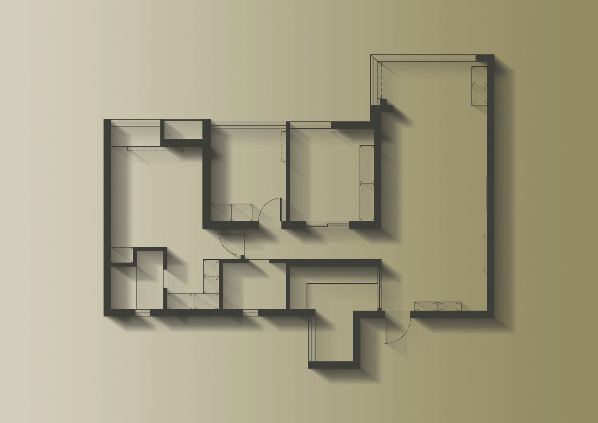 复古风格的精装房软装改造丨中国成都丨设计师王司囡-33