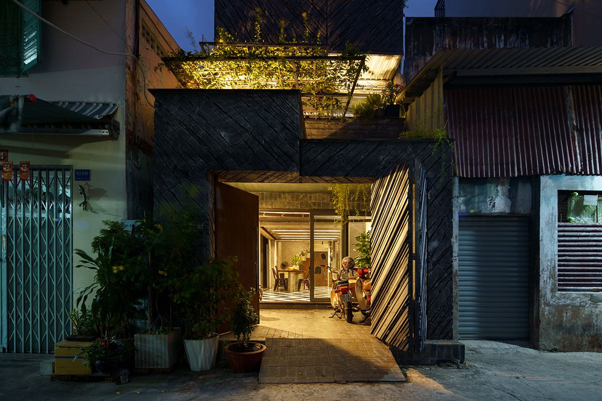 The Falls House - Không gian gợi cảm xúc từ sự kết hợp vật liệu, mang hơi thở thiên nhiên trong lành | Akitephile-23