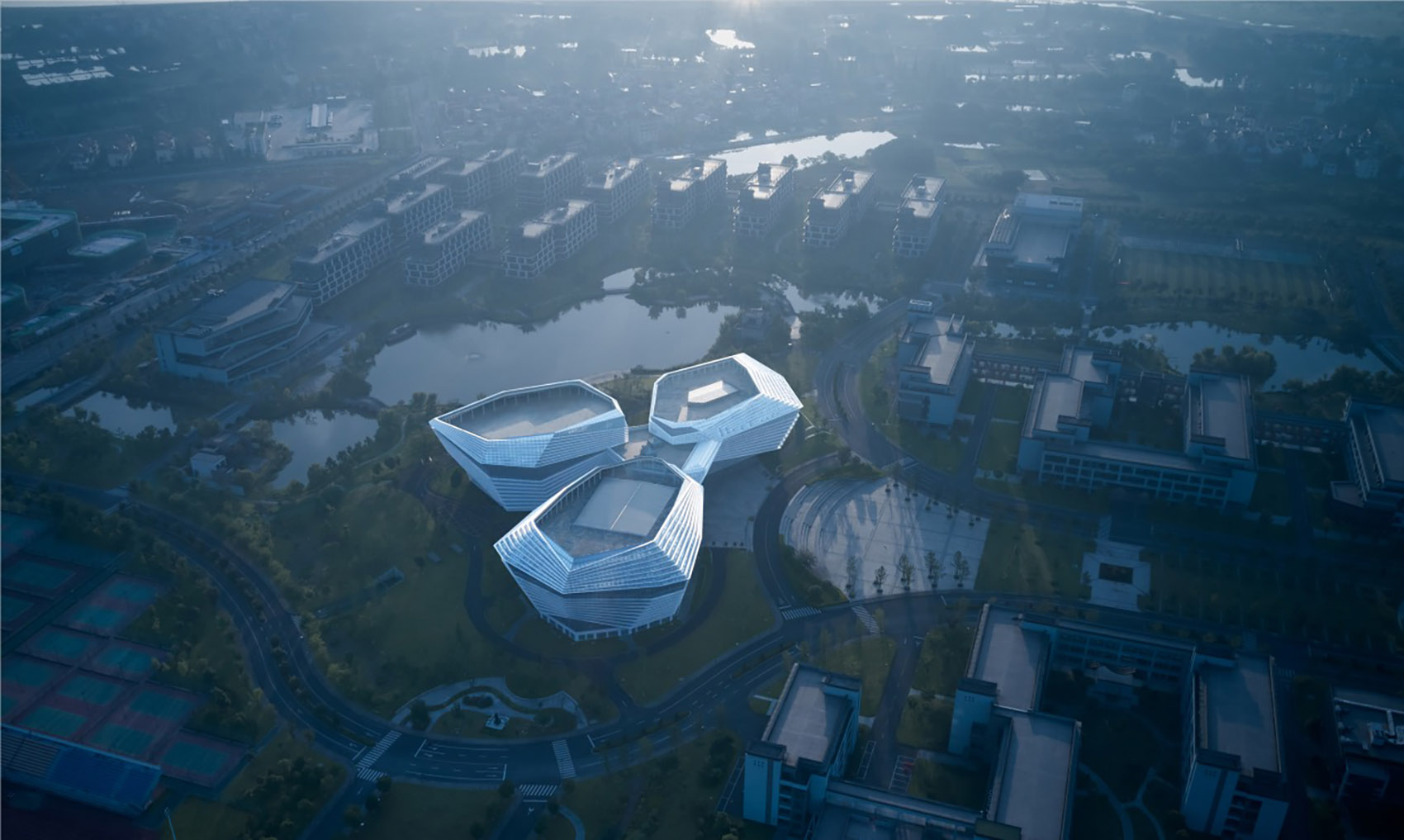 浙江师范大学行知学院图书文化中心丨中国浙江丨中国联合工程有限公司-3