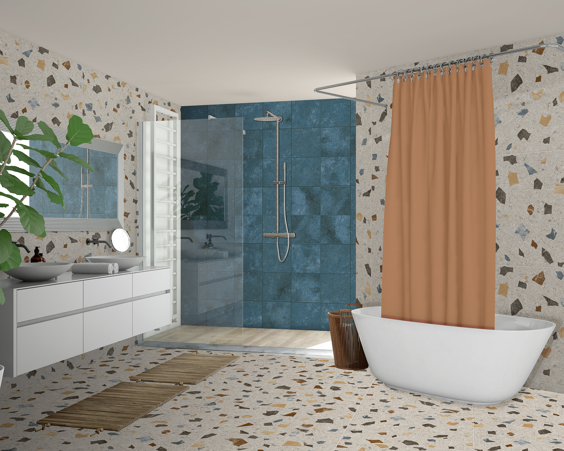 AguaStone 25·25cm 产品图库与环境设计-1