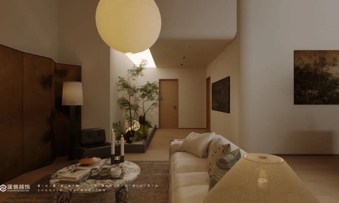 龙湖源著原木中古风丨中国重庆丨琢信装饰-13