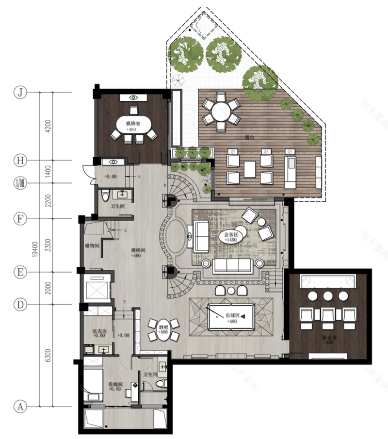 绍兴御香园四期独栋样板房 | 后现代美式奢华的艺术呈现-27