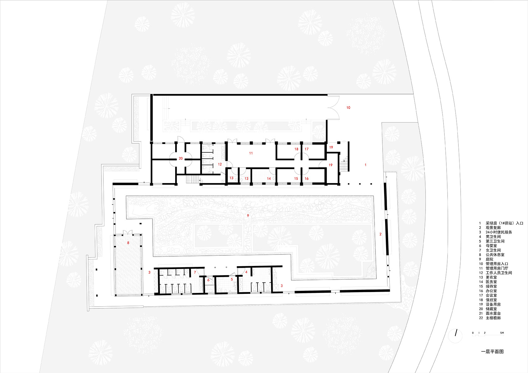 长宁外环生态公园带市民服务驿站丨中国长宁丨致正建筑工作室,冶是建筑-37