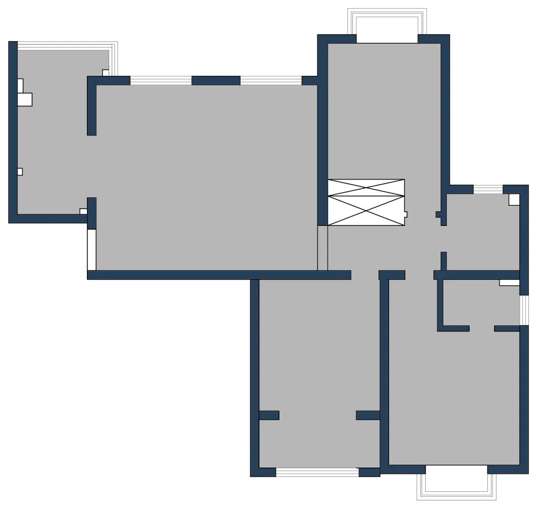 上海 102 平北欧风之家,粉色++ 白色++ 黑色大胆用色,储物空间超强-18