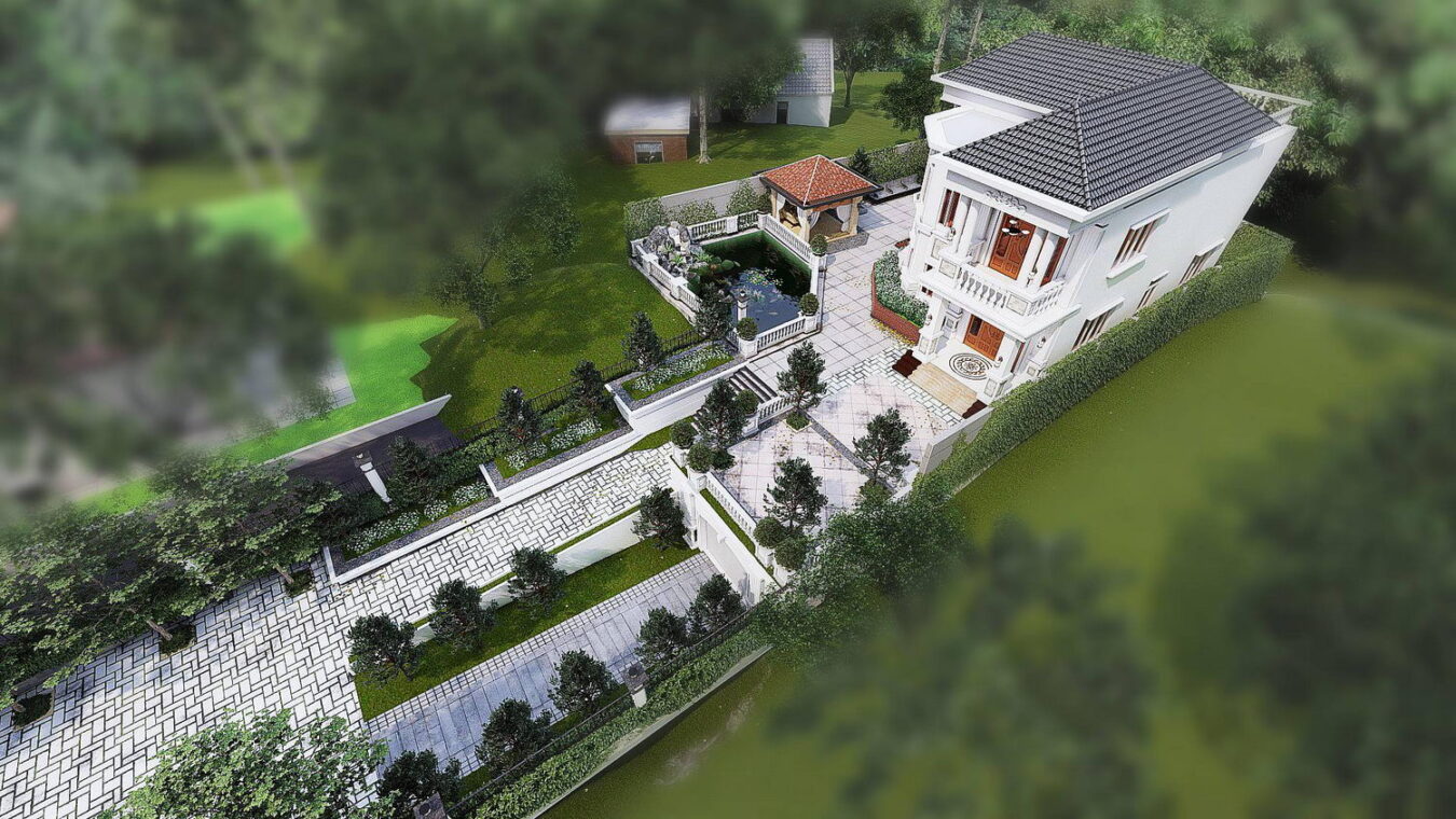 Sketchup 外别墅模型-1