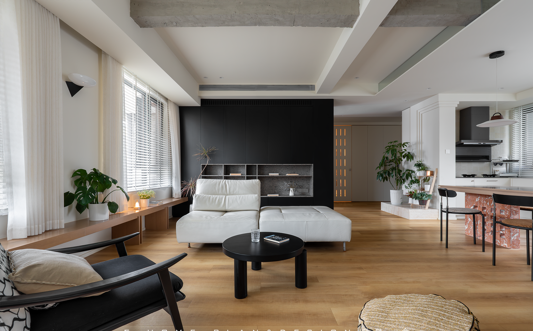 100㎡的独处自由，把三间卧室变成客餐厅-9