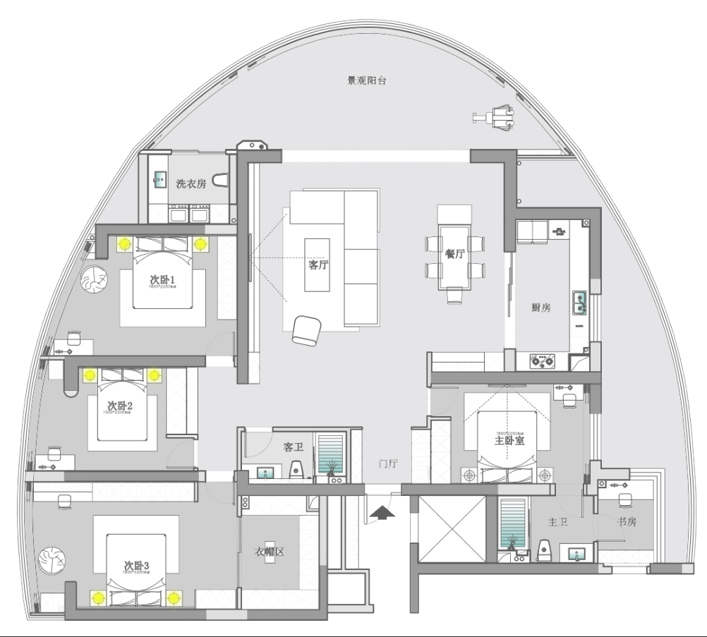 270㎡长江之歌丨中国芜湖丨宜禾设计-62