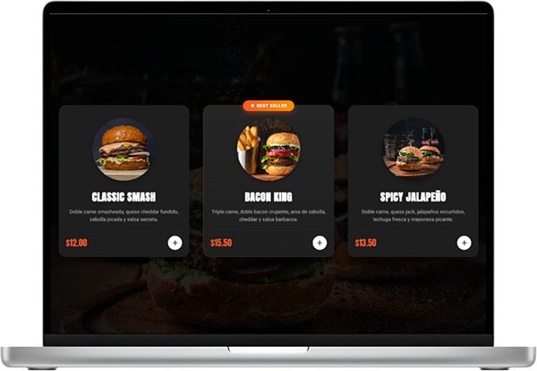 UI Concept – Menú Digital Urban Smash-6