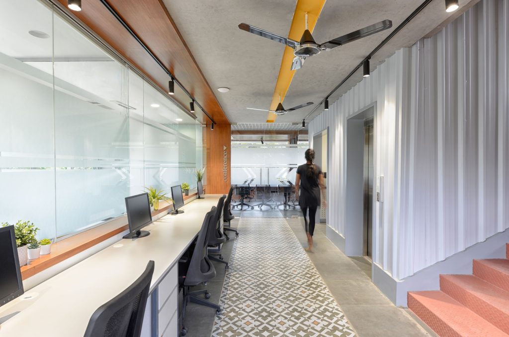 This Office in Hyderabad Repurposed an Existing On-site Concrete Structure | Spacefiction Studio-21