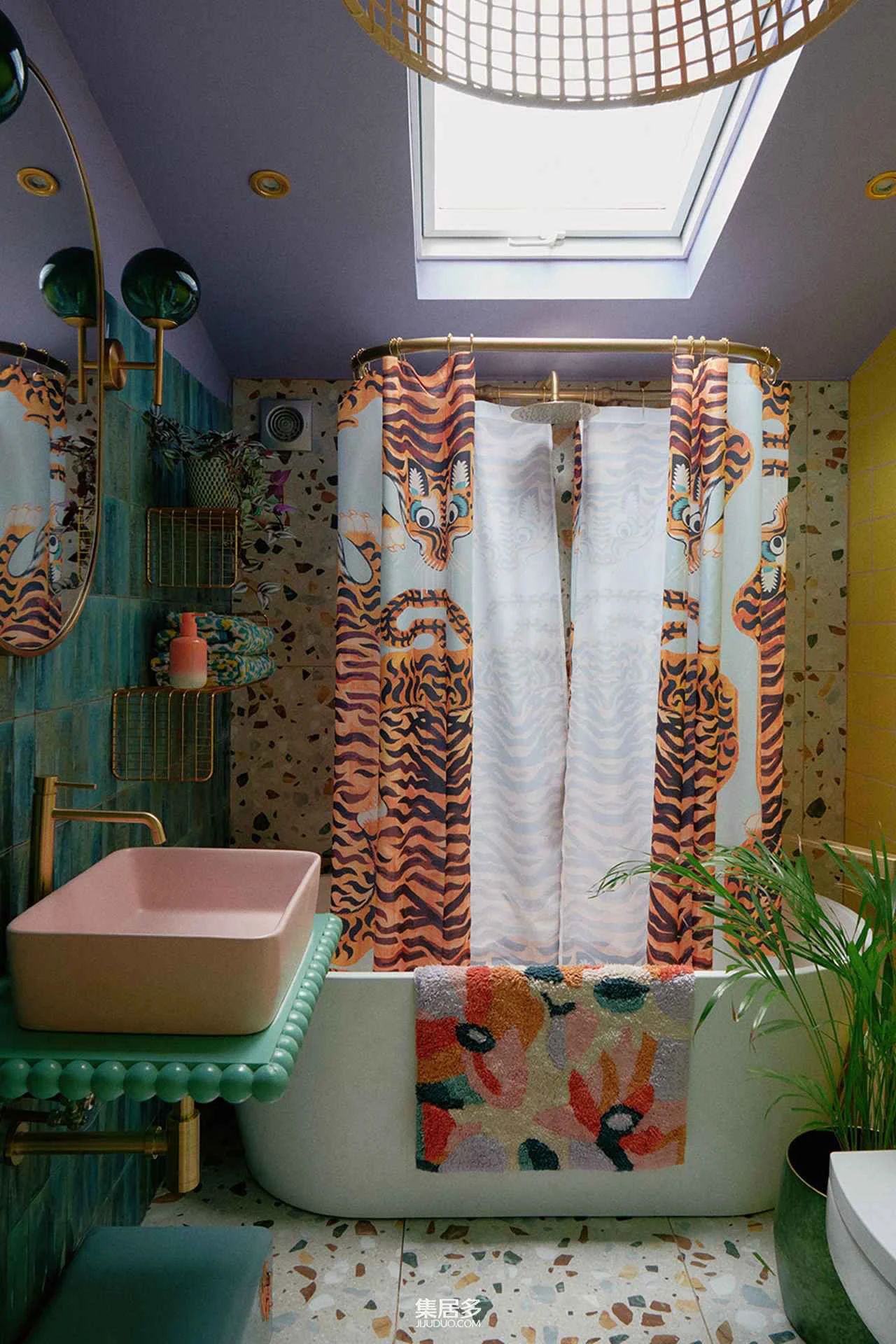 伦敦大胆色彩住宅丨英国伦敦-36