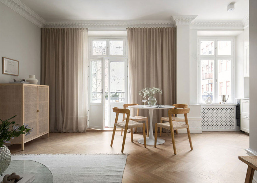 温馨典雅的北欧公寓设计-13