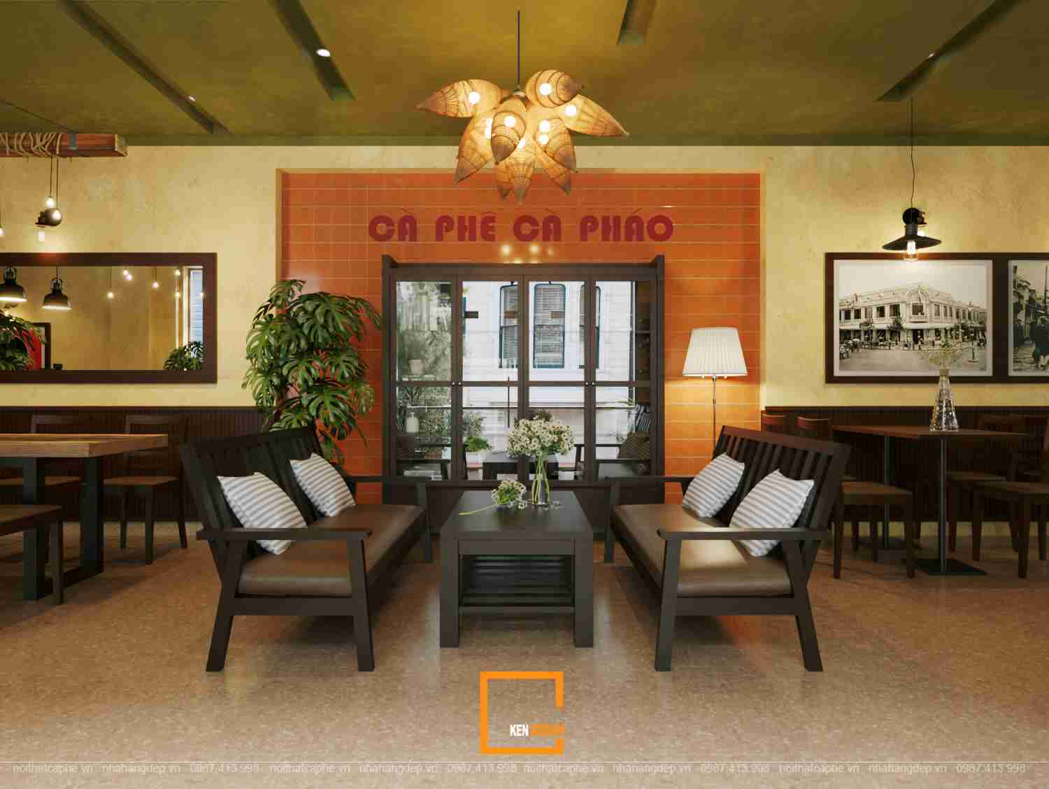 Tic Coffee咖啡馆设计丨越南胡志明市丨KenDesign-20