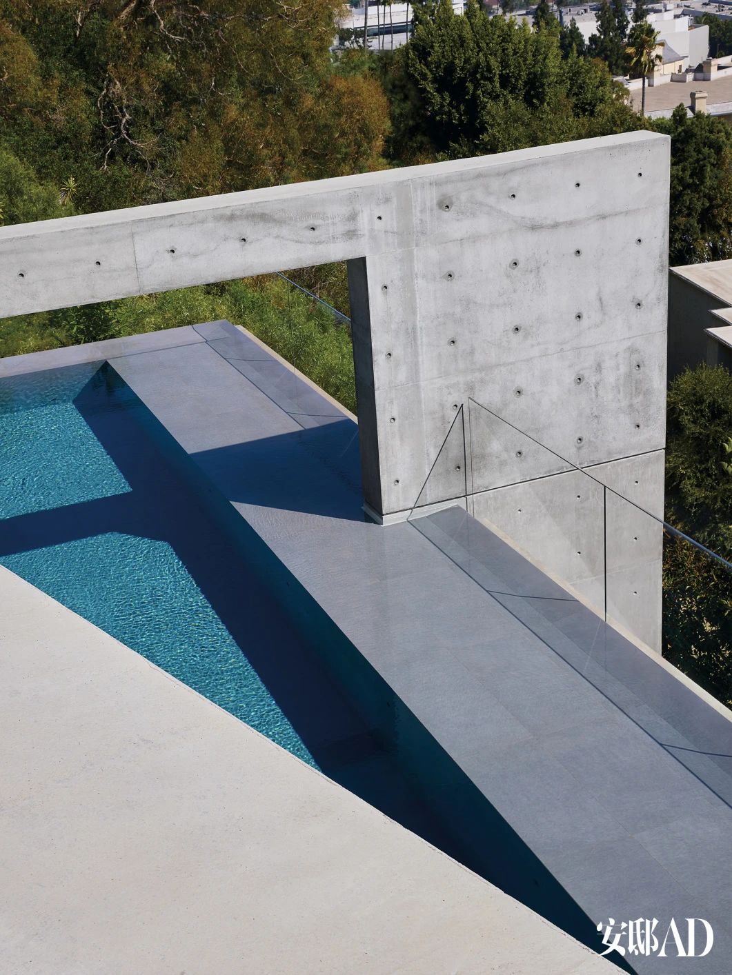 安藤忠雄为洛伦佐・哈达尔设计的西好莱坞住宅丨美国洛杉矶丨安藤忠雄项目团队（建筑师Alex Iida等）-19
