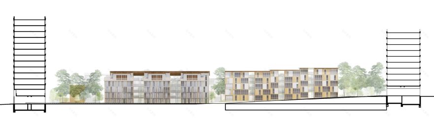 巴黎街角的诗意栖息 | 木质连廊赋予老城区新生-16