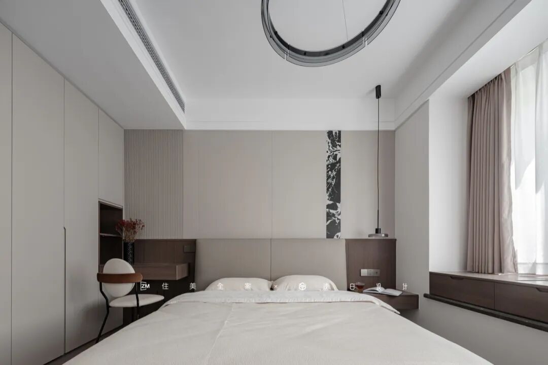 将185㎡精装房雕琢成现代意式质感居所丨住美全案&浅白设计-58