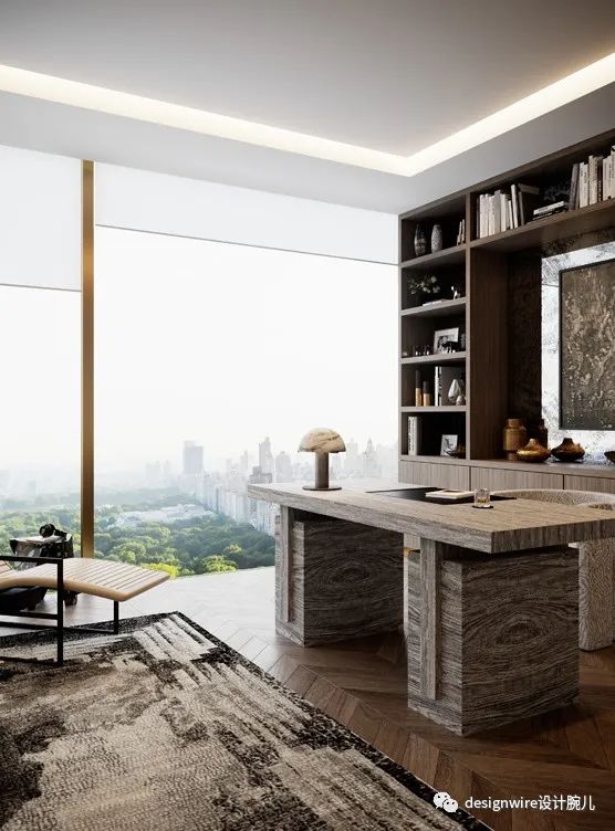 纽约施坦威大厦顶层豪宅,艺术与景观的完美融合-80